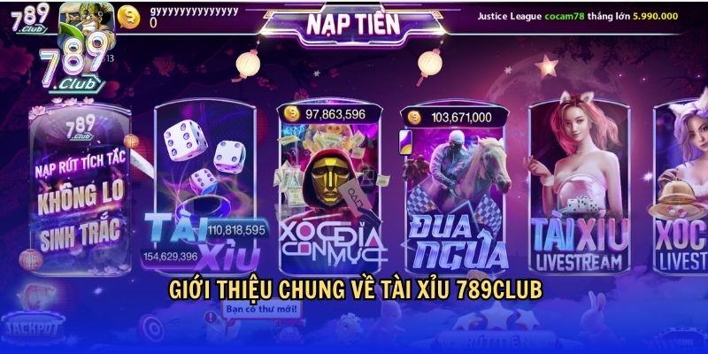 Giới thiệu chung về Tài Xỉu 789Club